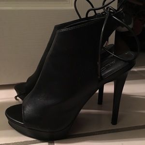 Aldo ankle tie high heels